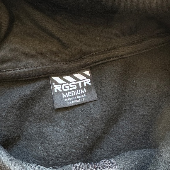 NWT RGSTR Graphic Skull Full Zip Hoodie in Black - Picture 6 of 6
